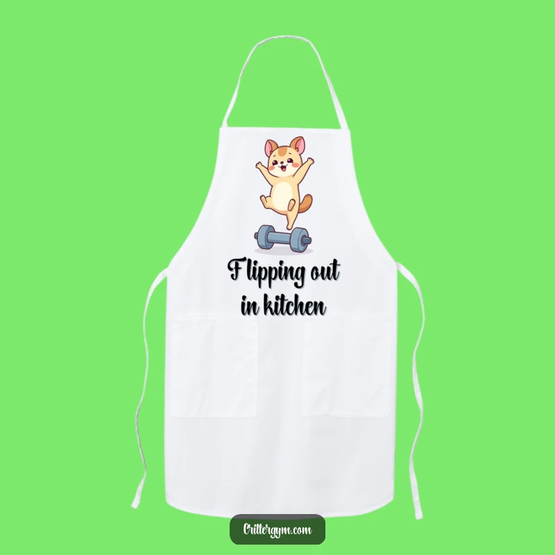 Funny Handstand Animal Apron: Hilarious Kitchen Wear for Chefs & Bakers!