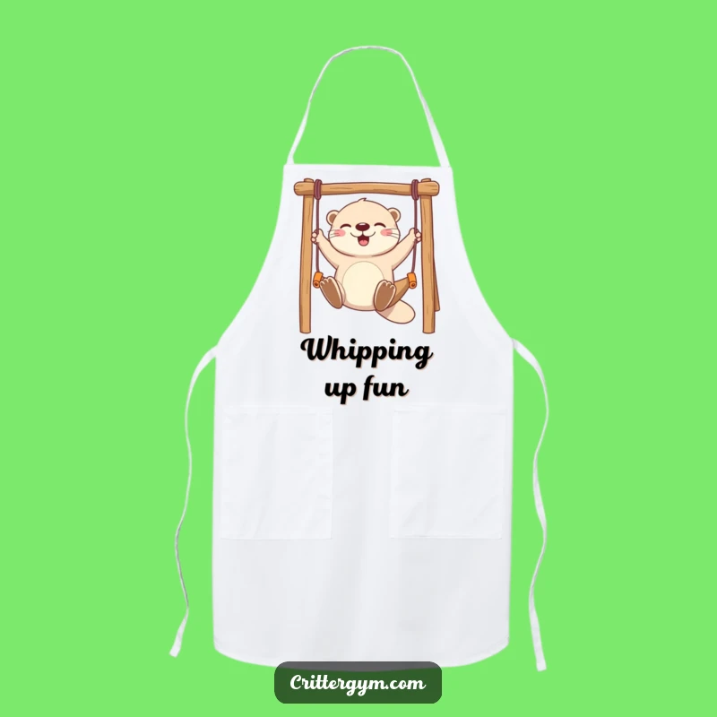 Funny Otter Kitchen Apron - Cook Up Laughs with This Cute Design