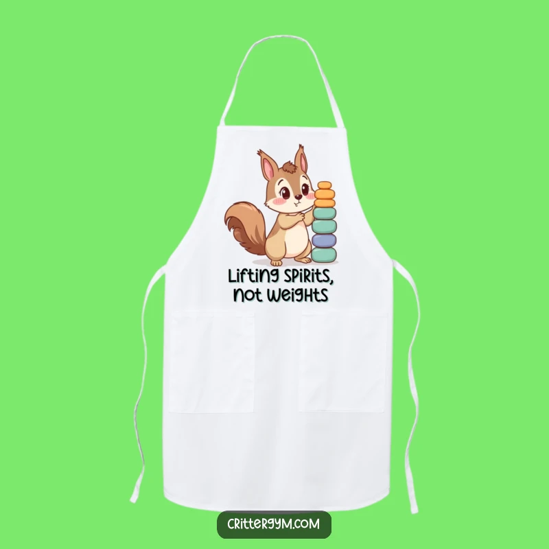 Funny Squirrel Chef Apron - Humorous Kitchen Surprise for Aspiring Cooks