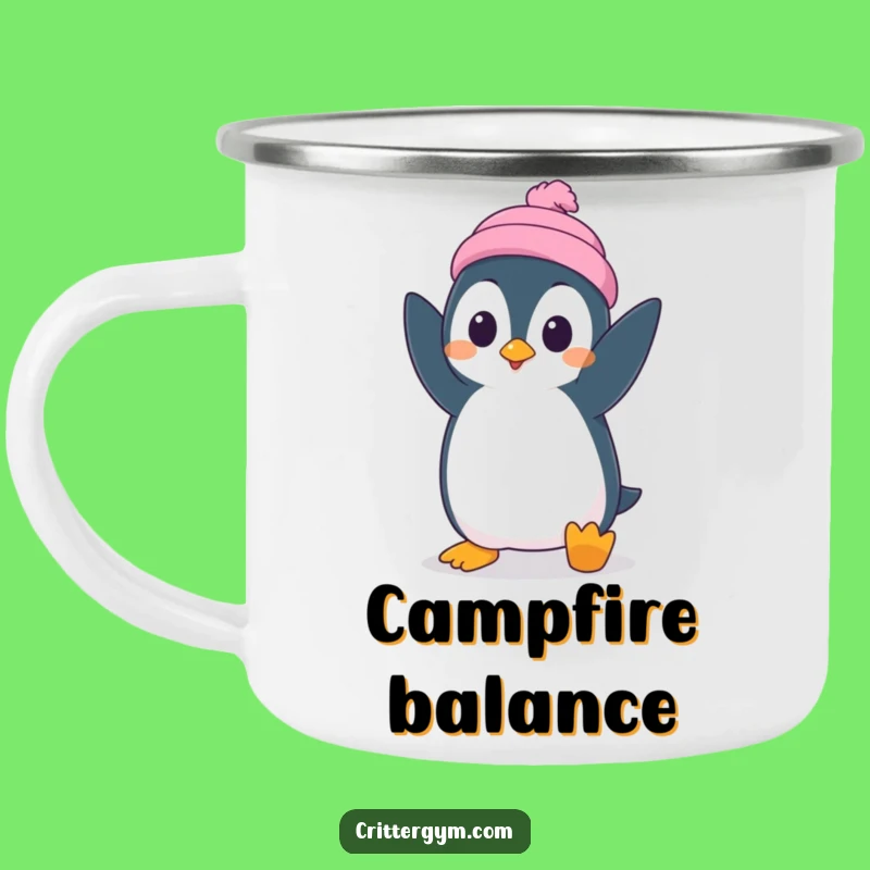 Funny Penguin Adventure Mug - Your Hilarious Camp Companion