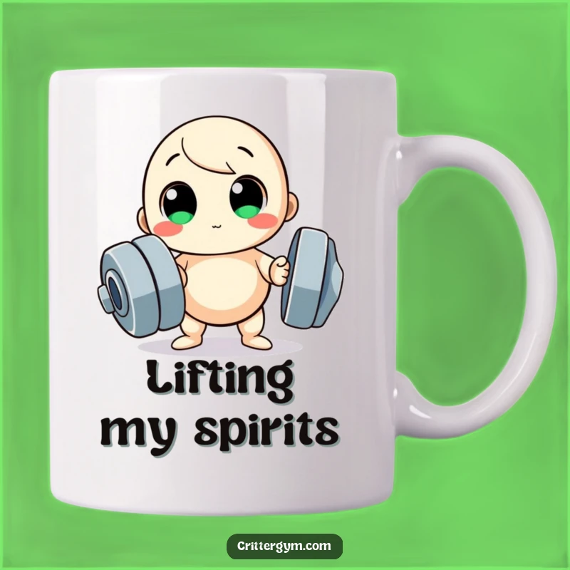 Funny Gym Struggle Mug - Hilarious Effort Gift for Fitness Fans