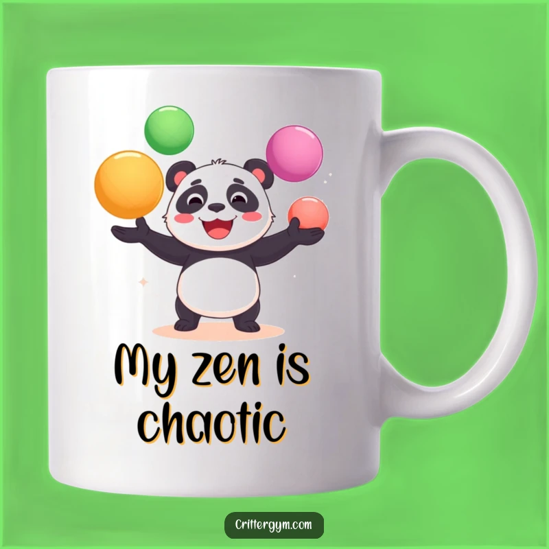 Funny Panda Yoga Ball Juggling Mug: A Hilarious Gift for Fitness Enthusiasts