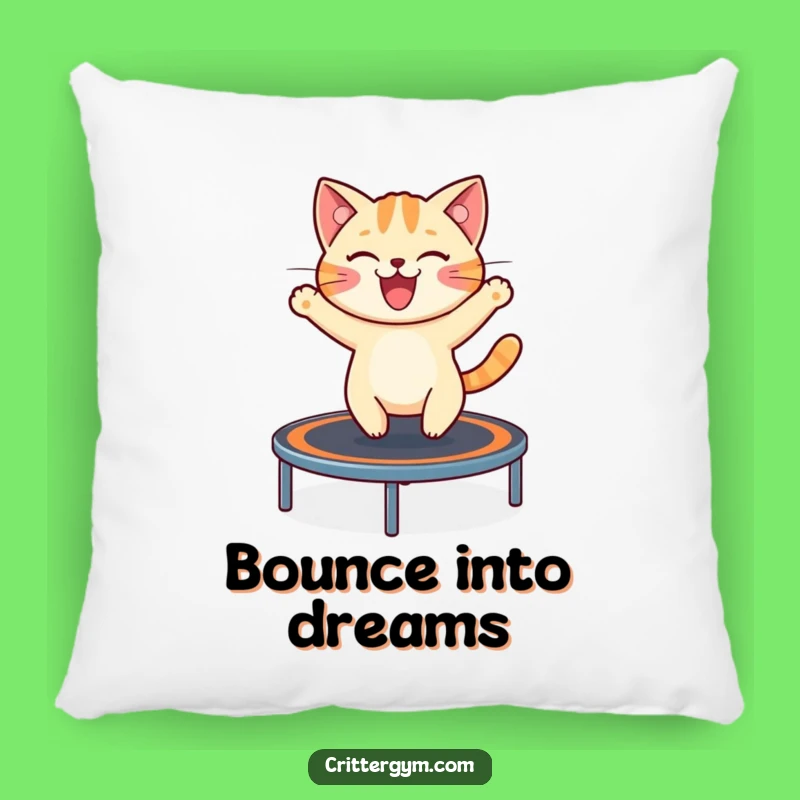 Funny Cat Trampoline Pillow: Bouncy Comfort, Perfect Cozy Gift