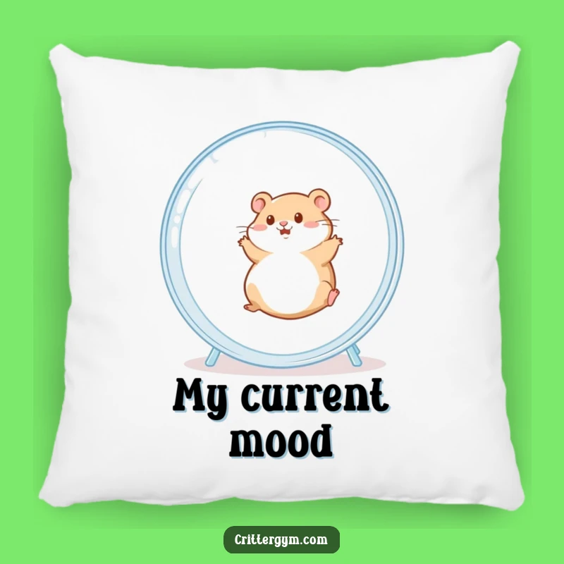 Funny Chubby Hamster Pillow: Cozy & Hilarious Home Decor for Hamster Fans