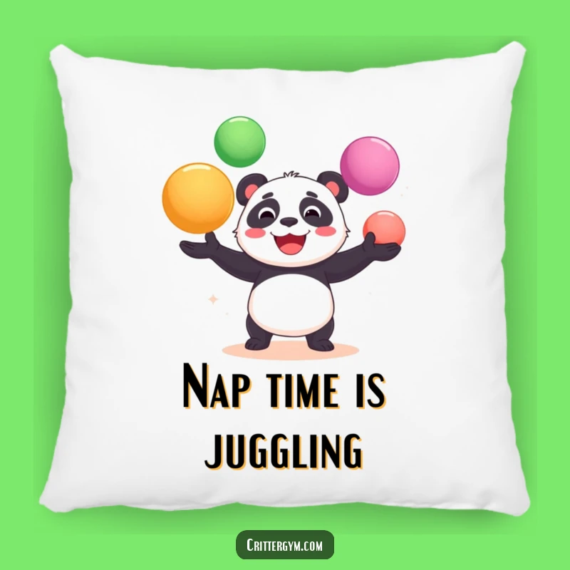 Funny Panda Yoga Ball Pillow: Cozy Comfort with a Hilarious Twist