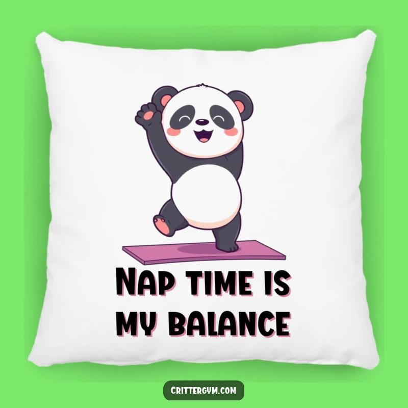 Funny Panda Yoga Pillow: Cute and Hilarious Comfort for Relaxation