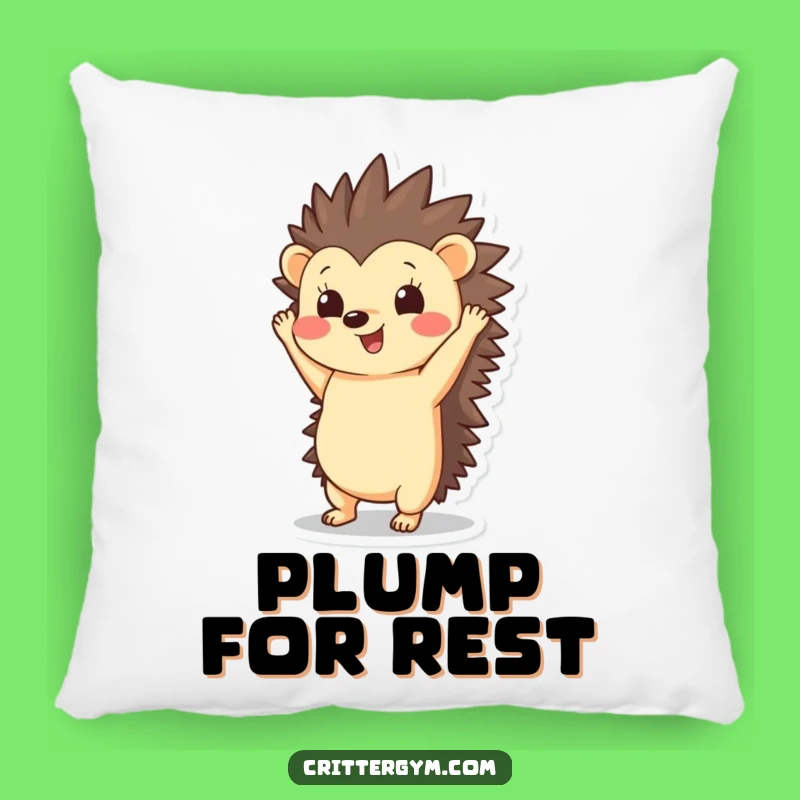 Funny Hedgehog Handstand Pillow: Cozy Comfort with Hilarious Hedgehog Balance