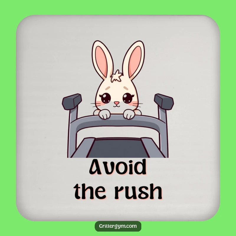 Funny Nervous Rabbit Coasters: Hilarious Protection for Your Surfaces