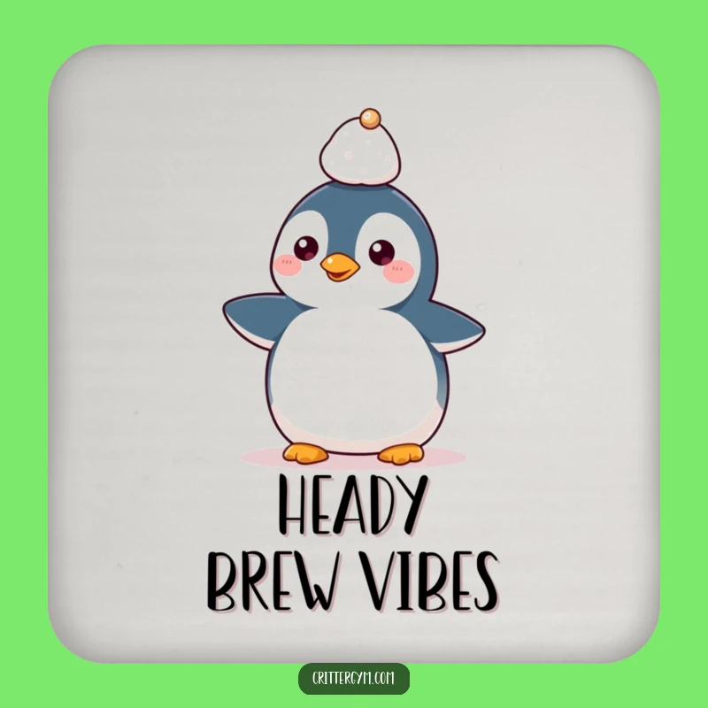 Funny Kawaii Penguin Head Weight Coaster: Hilarious Protection for Surfaces