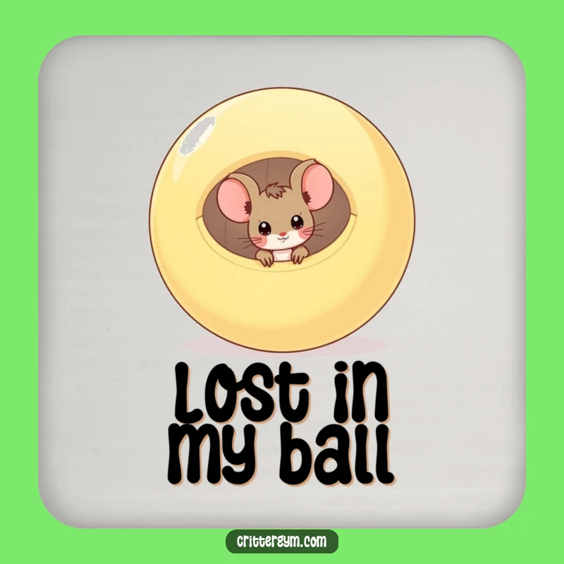 Funny Mouse Coaster Set: Protect Your Table with Tiny Paws