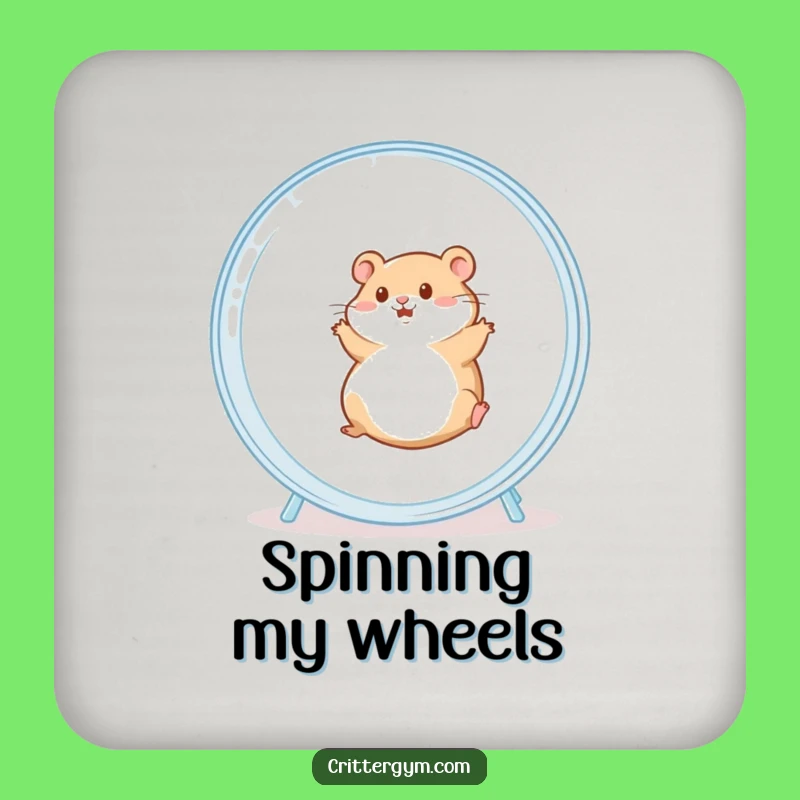 Funny Chubby Hamster Coaster: Hilarious Protection for Your Surfaces