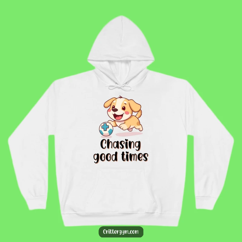 Funny Dog Medicine Ball Hoodie: Cozy & Hilarious Gift for Dog Lovers' Comfort