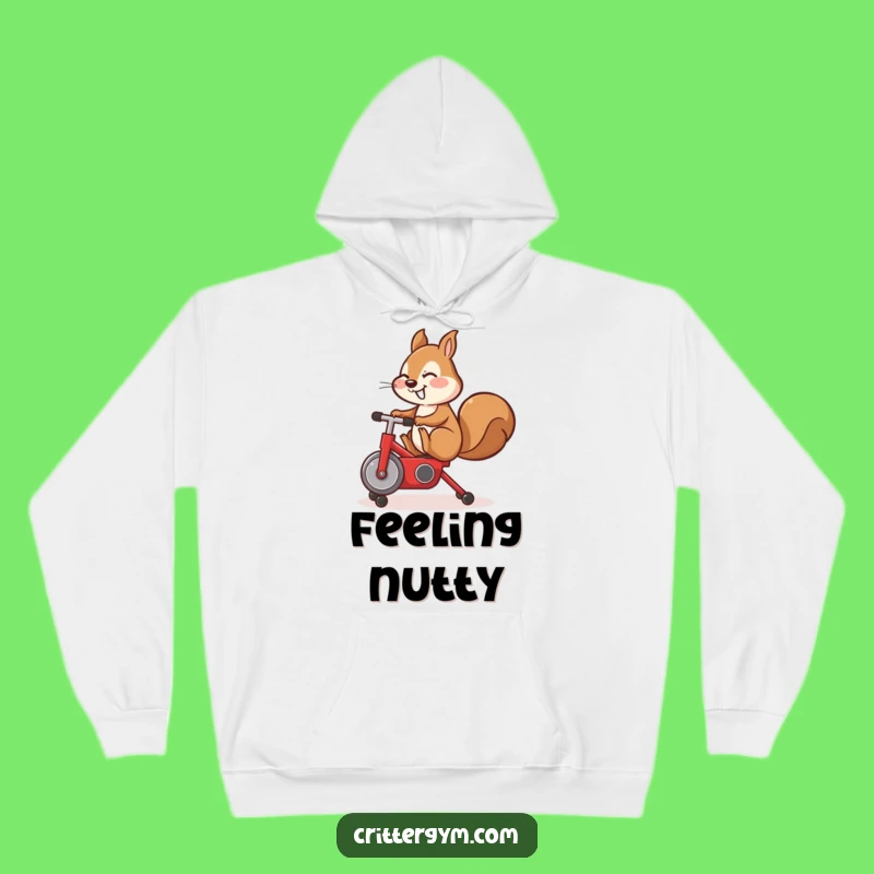 Funny Active Squirrel Hoodie - Cozy & Hilarious Workout Gear