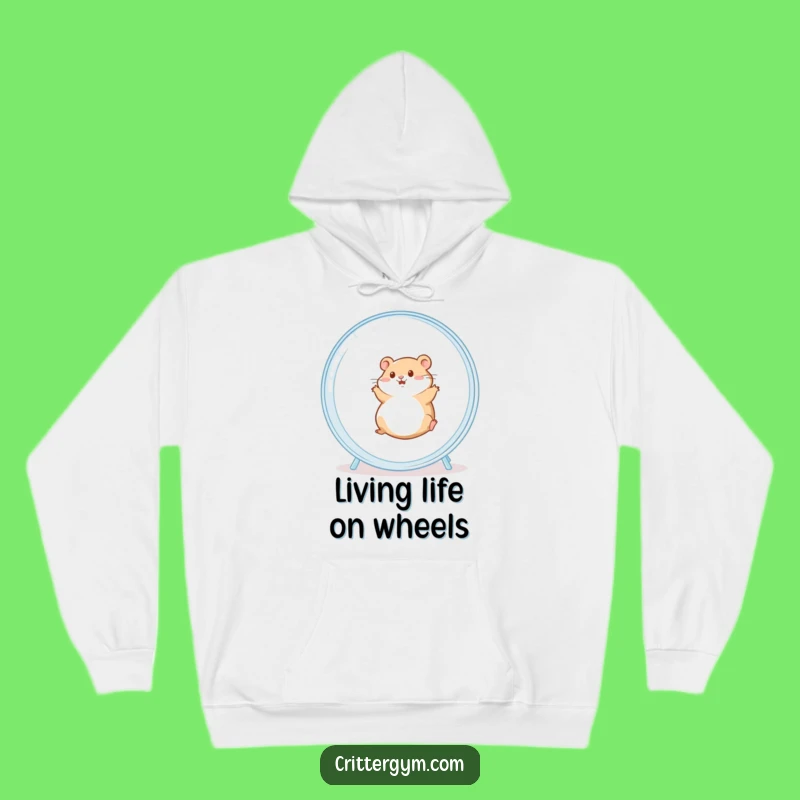 Funny Chubby Hamster Sweatshirt: Cozy & Hilarious Pet Lover Hoodie for Winter