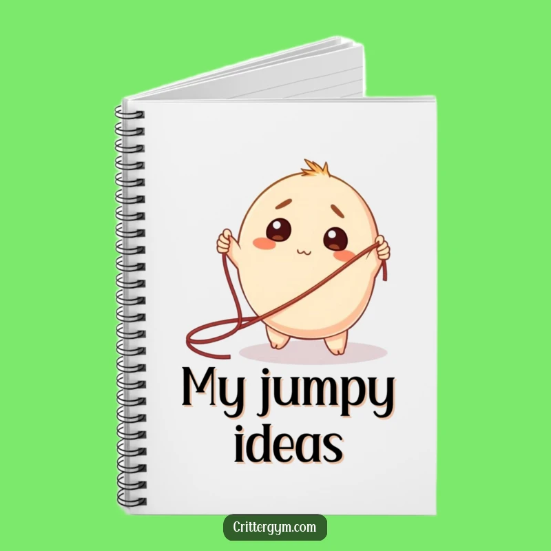 Funny Exercise Notebook: Bewildered Creature Jump Rope Journal, Gift for Learners