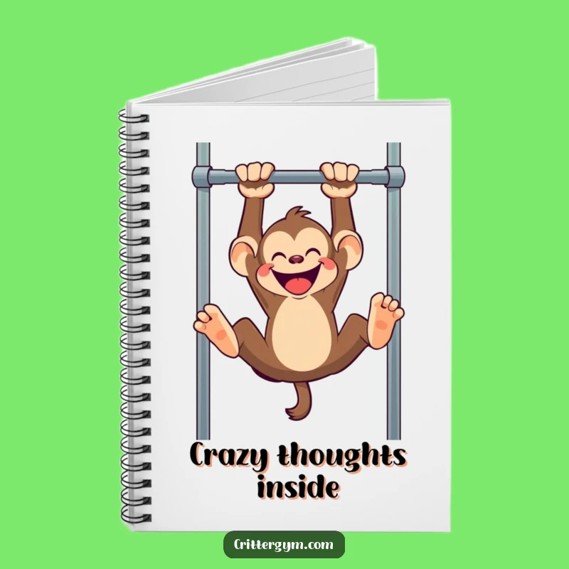 Funny Monkey Pull-Up Notebook: Hilarious Journal for Playful Thoughts and Ideas