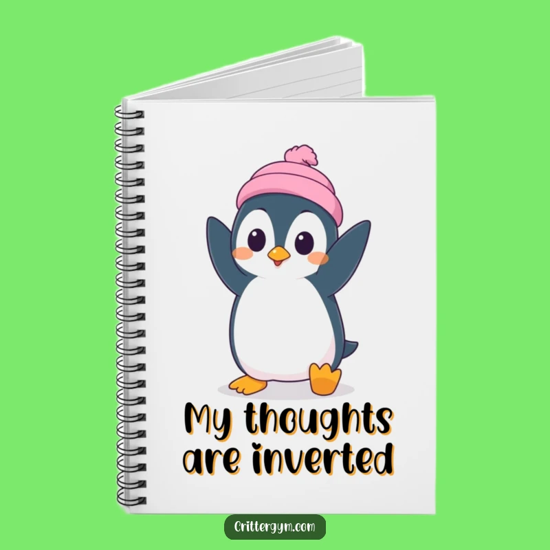 Funny Penguin Balance Notebook - Jot Down Ideas with a Smile