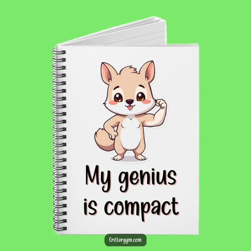 Funny Tiny Bicep Animal Notebook: Jot Down Your Strongest Ideas!
