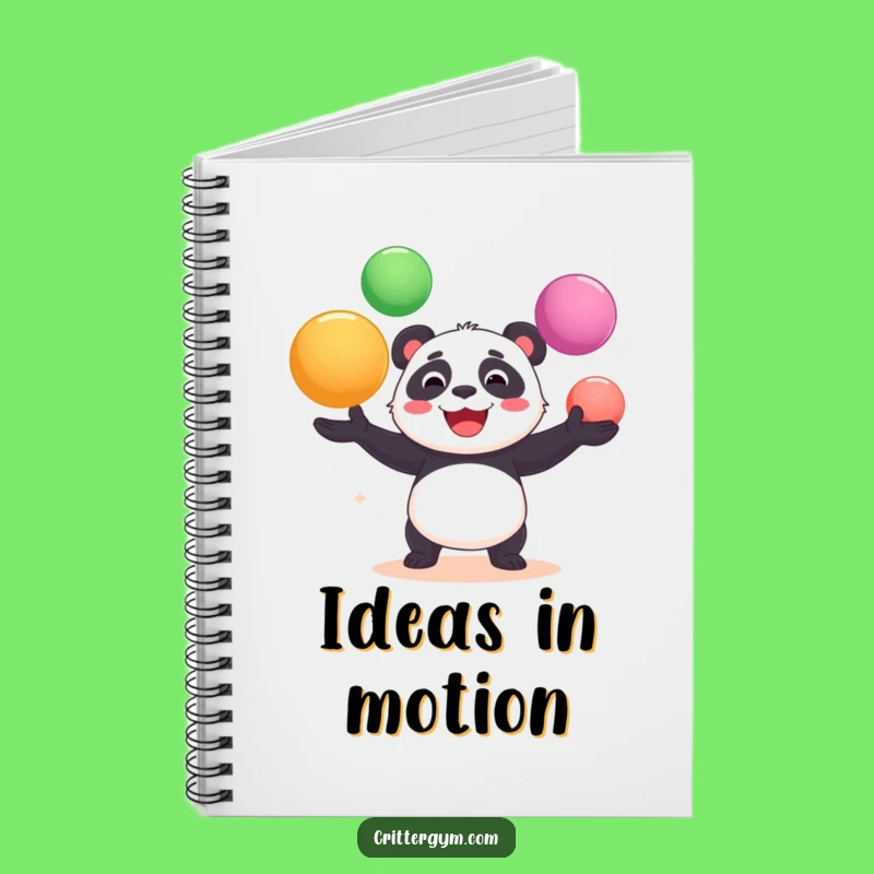 Funny Panda Yoga Ball Notebook: Jot Down Ideas with Hilarious Flair