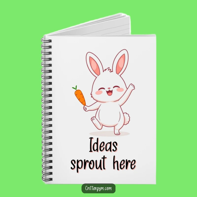 Funny Bunny Yoga Notebook: Hilarious Journal for Notes & Carrot Inspired Ideas