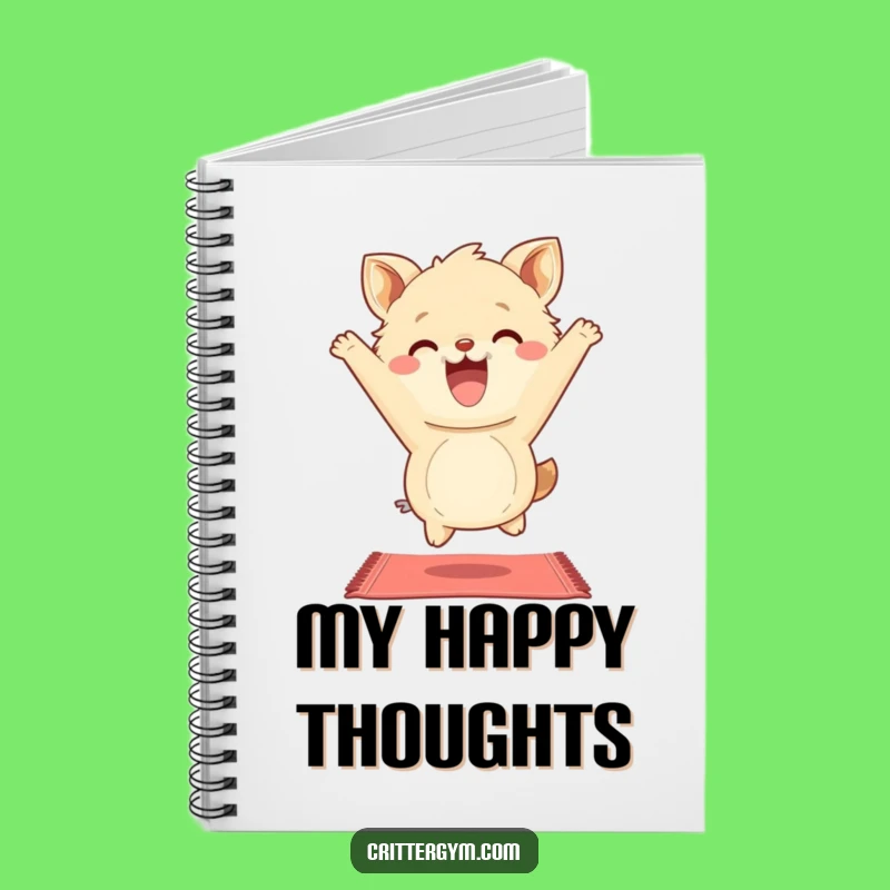 Funny Yoga Journal: Fluffy Animal Bounce, Hilarious Note-Taking Gift