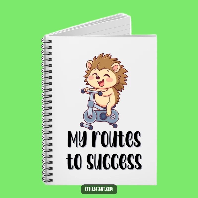 Funny Hedgehog Bike Notebook: Jot Down Ideas with This Hilarious & Inspiring Gift