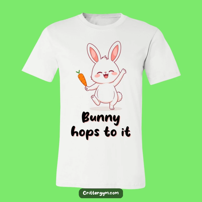 Funny Bunny Yoga T-Shirt: Hilarious Pose with Carrot, Perfect Comfortable Gift