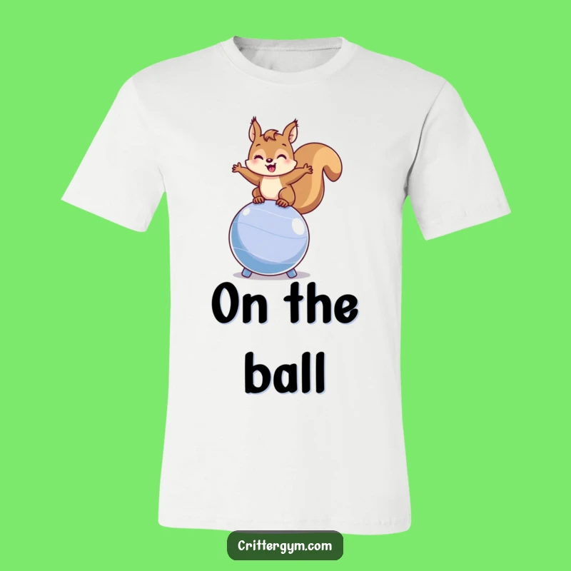 Funny Squirrel Fitness T-Shirt: Get Moving with This Hilarious Gym Tee