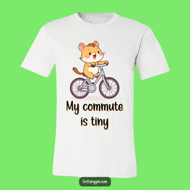 Funny Critter Cycling T-Shirt: Pedal Your Way to Laughter!