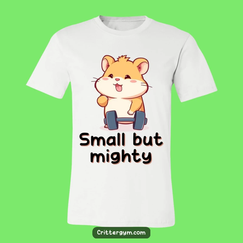 Funny Hamster T-Shirt: Energetic Gym Hamster Shirt, an Ideal Funny Gift for Workout Buddies!